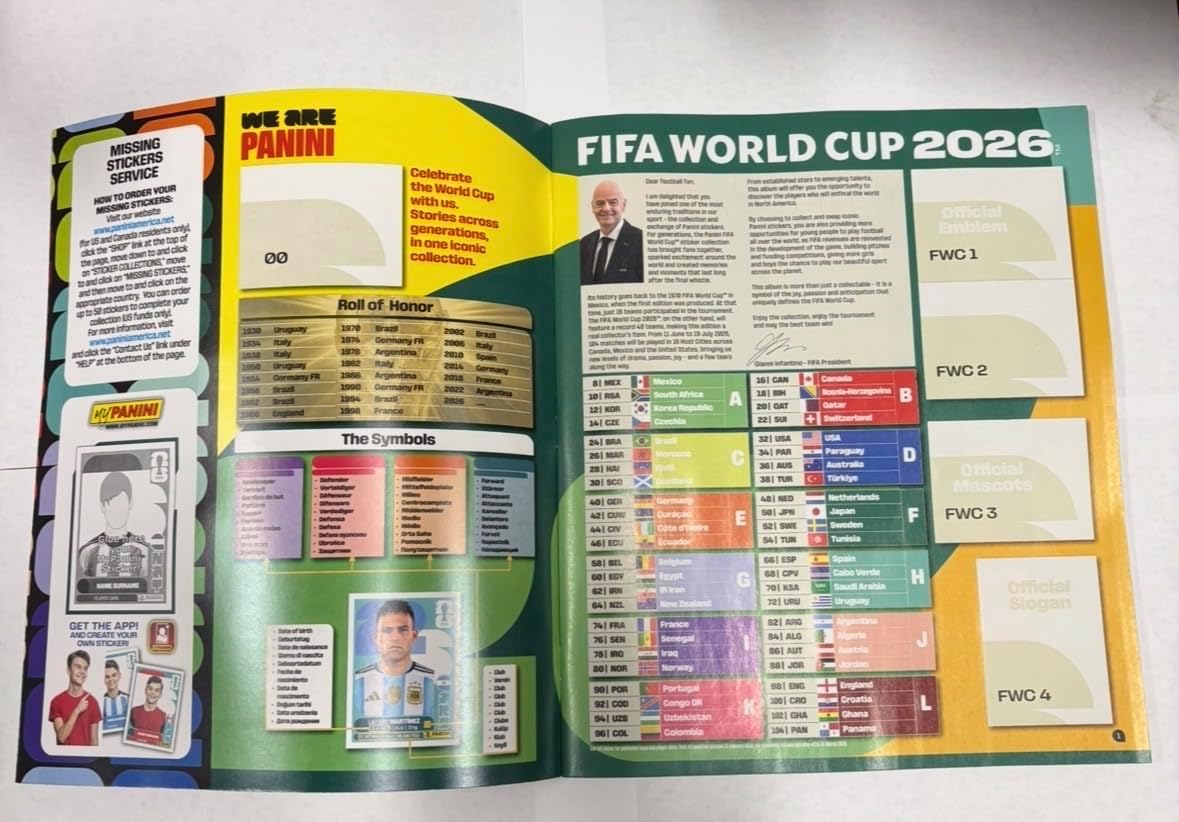 Panini FIFA World Cup 2026 Sticker Collection - Soft Album (US Version)