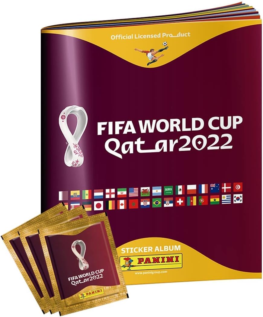 Panini FIFA World Cup Qatar 2022 Sticker Box (50 packs x 5 stickers)