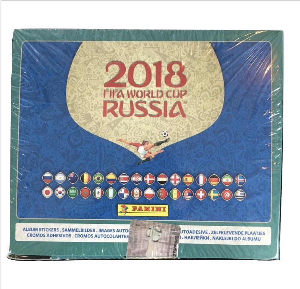 Panini FIFA World Cup Russia 2018 Sticker Box (International Version) 104 Packets