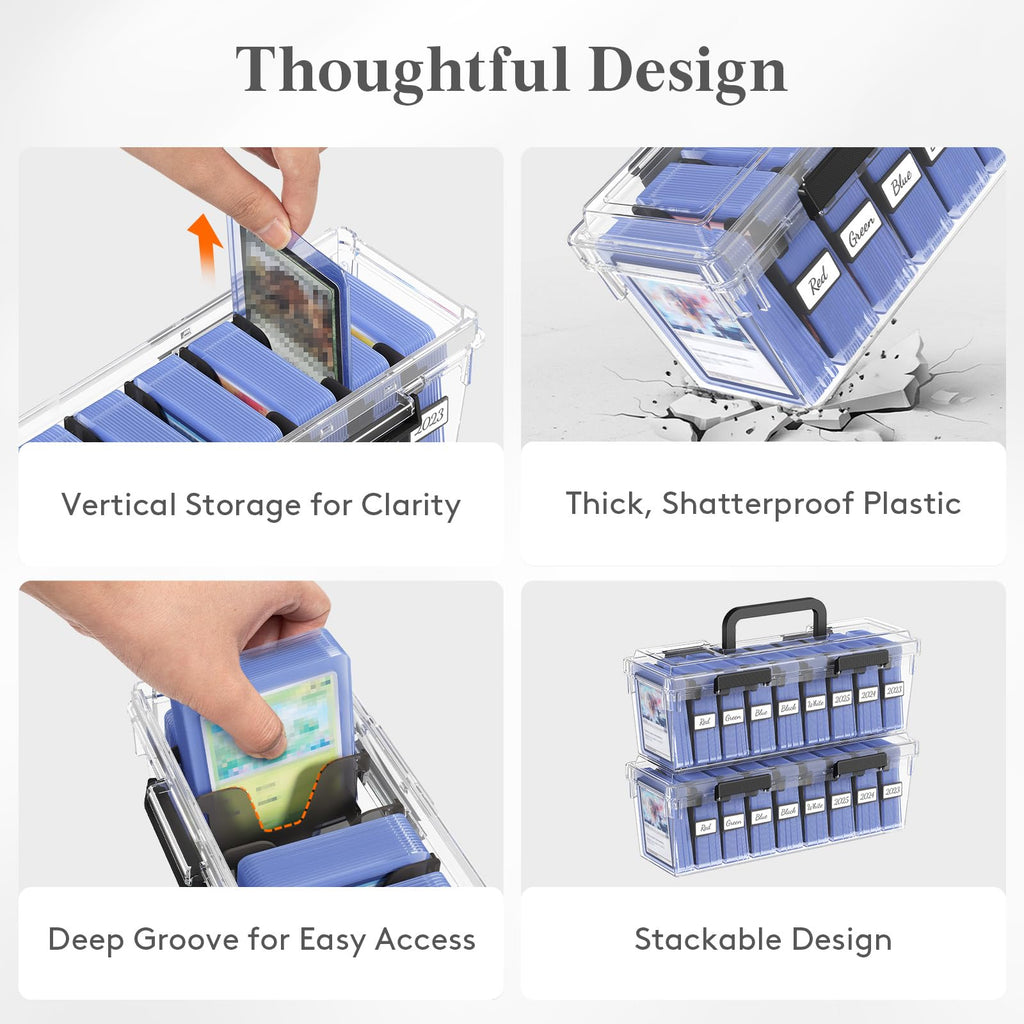 Trading Card Storage Container (2 PCS)