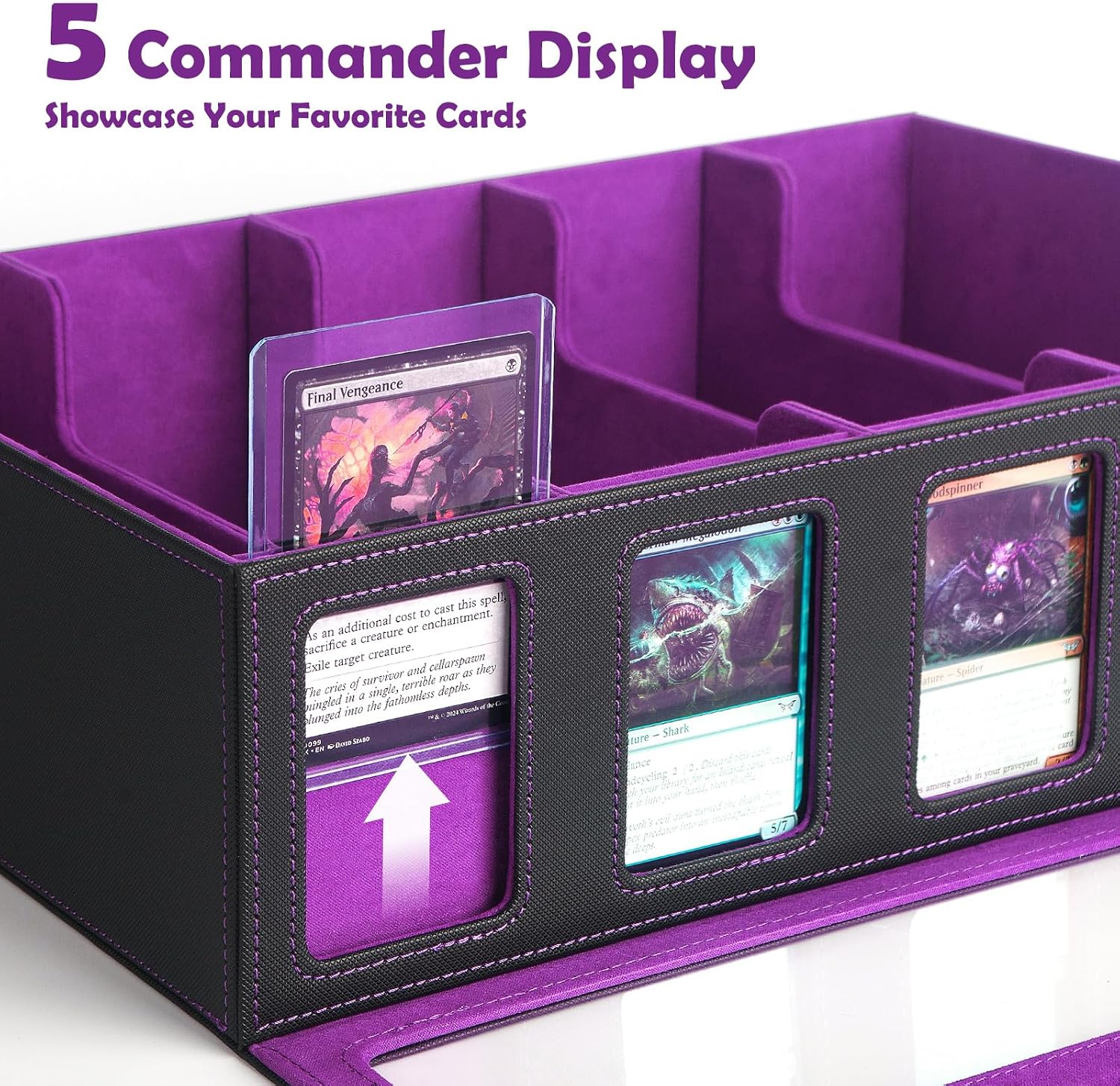 Trading Card Storage Box , (3900+ Cards Capacity)