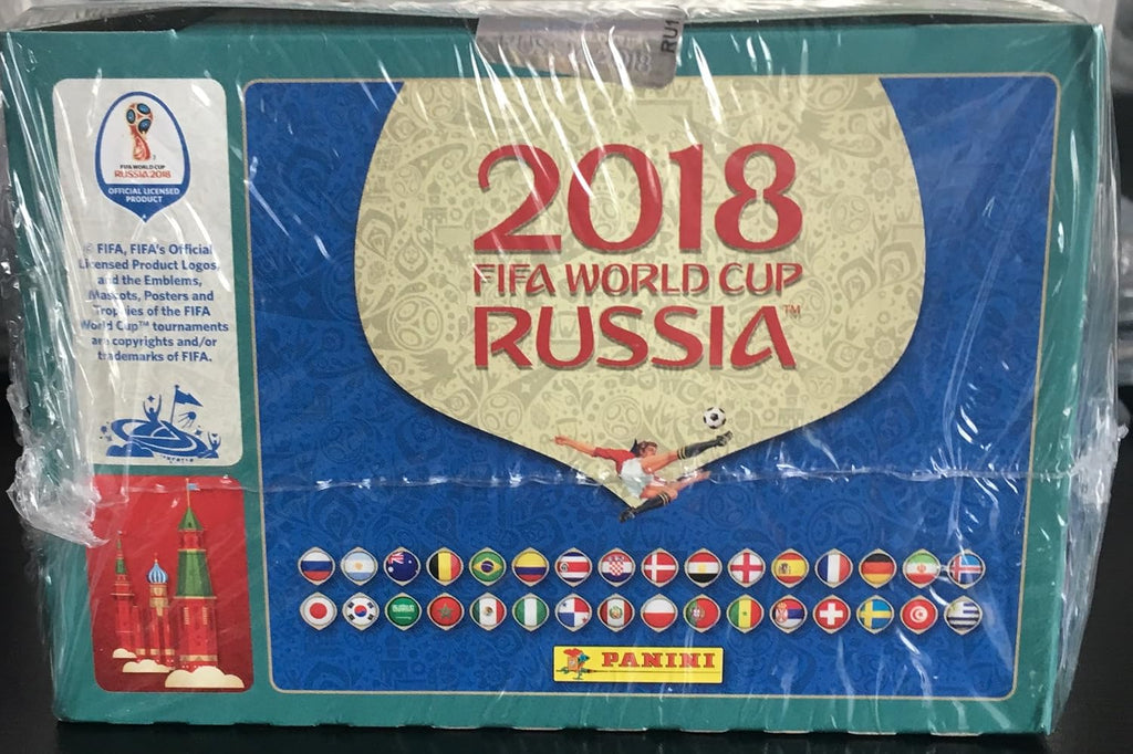 Panini FIFA World Cup Russia 2018 Sticker Box (International Version) 104 Packets