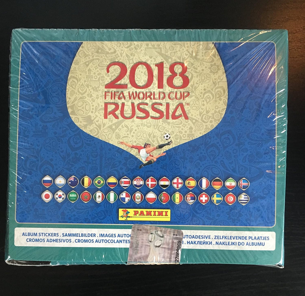 Panini FIFA World Cup Russia 2018 Sticker Box (International Version) 104 Packets