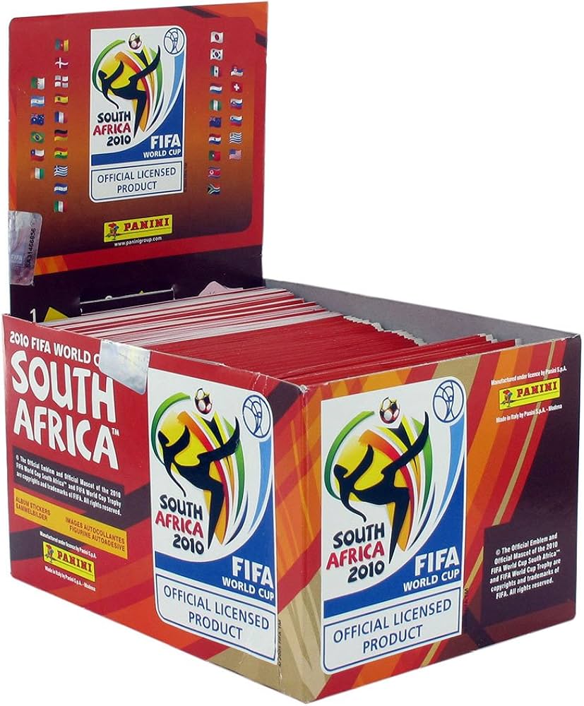 Panini FIFA World Cup South Africa 2010 100 Packs BOX NEW